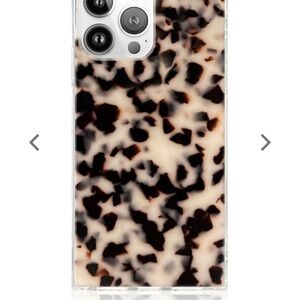 FLAUNT iPhone 14 + blonde tortoise phone case (gently used)